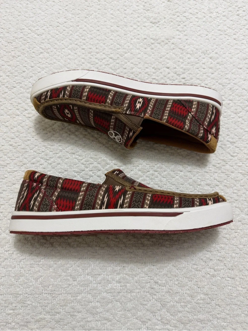 Twisted X Hooey Slip On Loper Moc Toe Loafer Shoe Men’s Size 11.5